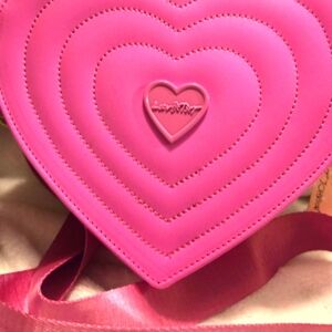 Betsey Johnson Heart Shape Crossbody